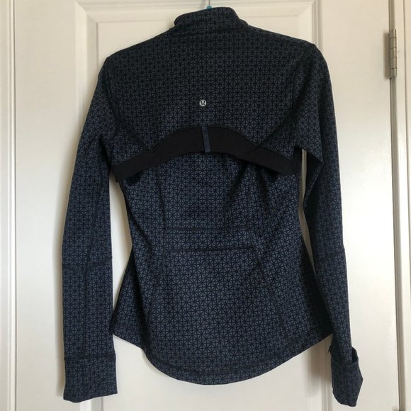 Lululemon Athletica Patterned Dark Blue Ski Jacket - Picture 9 of 11